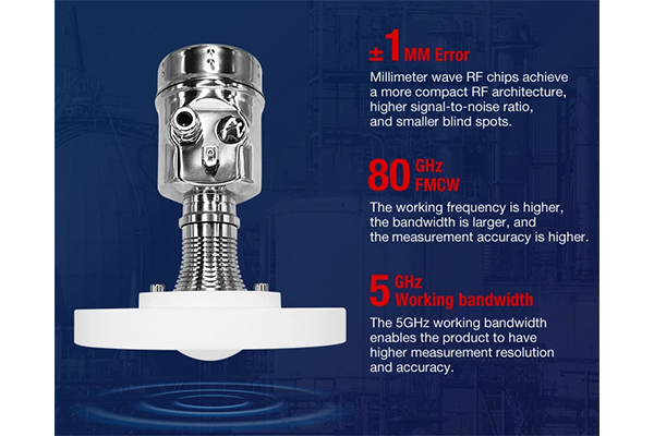 80 GHZ ADVANCED RADAR LEVEL TRANSMITTERS